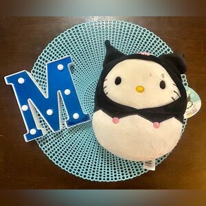 Hello Kitty 9" Squishmallows Plush in Kuromi Hoodie by Jazwares